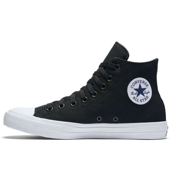 Converse Other - Converse Chuck Taylor II Lunarlon High Top Black Sneaker